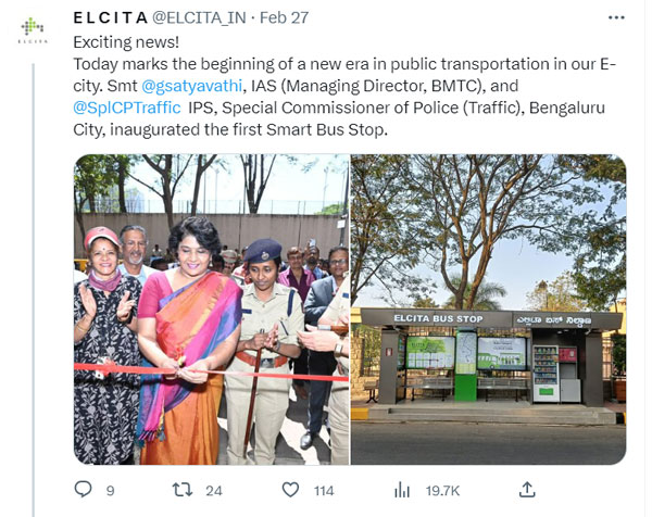 ಎಲೆಕ್ಟ್ರಾನಿಕ್ ಸಿಟಿಯಲ್ಲಿ ಸ್ಮಾರ್ಟ್ ಬಸ್ ನಿಲ್ದಾಣ ಉದ್ಘಾಟನೆ... ಹೇಗಿವೆ ಗೊತ್ತಾ ಹೈಟೆಕ್ ಸೌಲಭ್ಯಗಳು! 