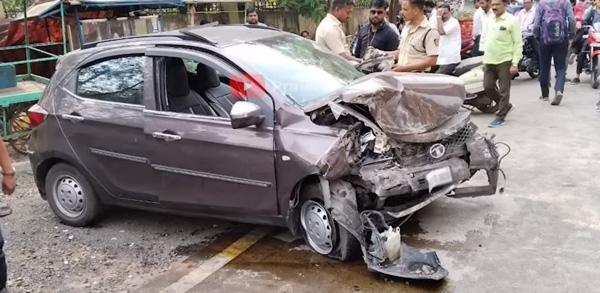 ಭೀಕರ ಅಪಘಾತ ಡ್ಯಾಷ್ ಕ್ಯಾಮ್‌ನಲ್ಲಿ ಸೆರೆ... ನಿರ್ಮಾಣ ಗುಣಮಟ್ಟದಿಂದ ಬದುಕುಳಿದ ಚಾಲಕ