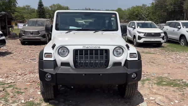 Mahindra Thar 4×4 Everest White SUV Dealership Arrival... See What Its Like