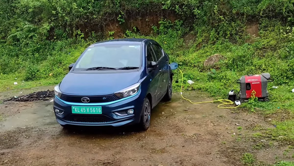 Charging Tata Electric Car