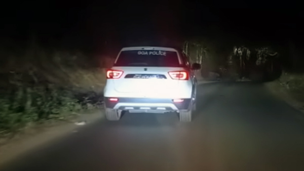 Police sticker on private car