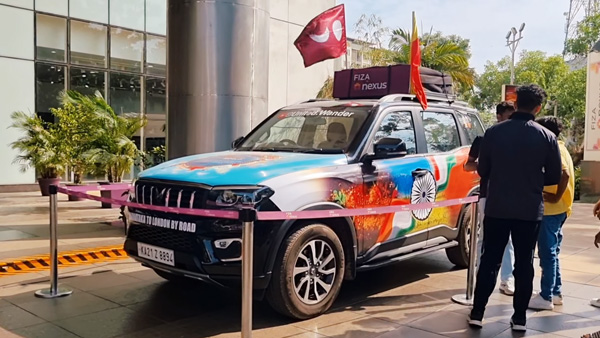 ಪ್ರಪಂಚ ಸುತ್ತಲು Mahindra Scorpio Nನಲ್ಲಿ ಬೈ ರೋಡ್ ಹೊರಟ ಕನ್ನಡಿಗ: 1 ಲಕ್ಷ ಕಿ.ಮೀ ಗುರಿ