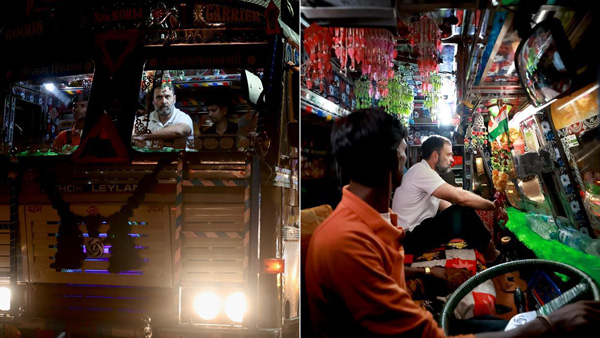 Rahul Gandhi: ಲಾರಿ ಹತ್ತಿದ ರಾಹುಲ್ ಗಾಂಧಿ.. ಕಾರಣವೇನು? ವಿಡಿಯೋ ವೈರಲ್