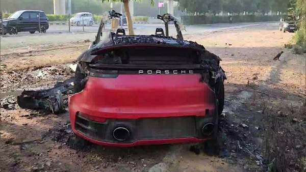 Rs. 2 Crore car was burnt