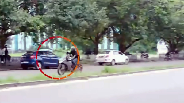 Biker Tries To escape