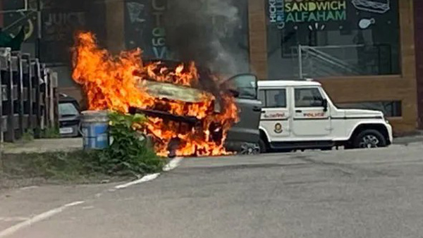 Polo GT Catches Fire In A Race