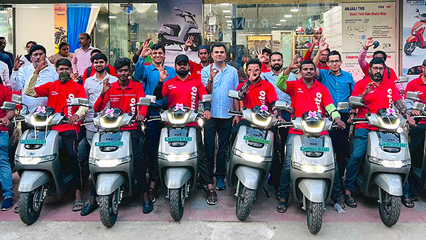 TVS Teams Up With Zomato 