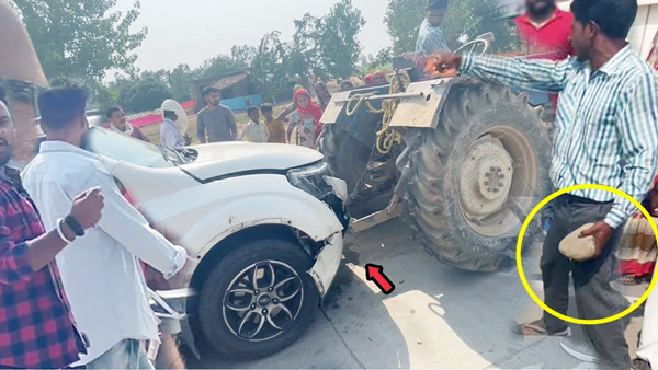 xuv 500 hit the buffalo