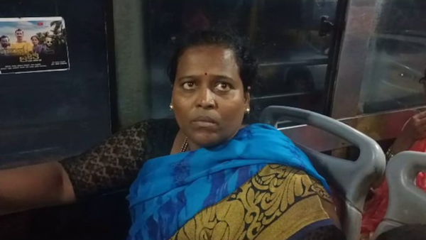 Woman Pelts Stone