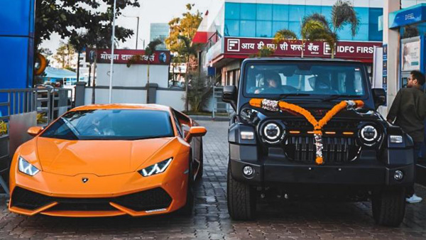 Man Arrived In His Lamborghini