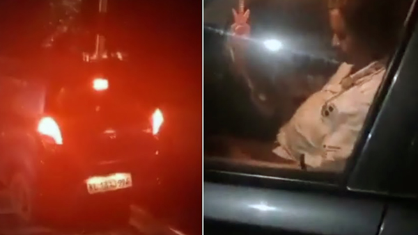 Video: ಕುಡುಕನ ಅವಾಂತರ.. ರೈಲು ಹಳಿ ಮೇಲೆ ಕಾರು ಚಲಾಯಿಸಿದ, ಮುಂದೇನಾಯ್ತು? 