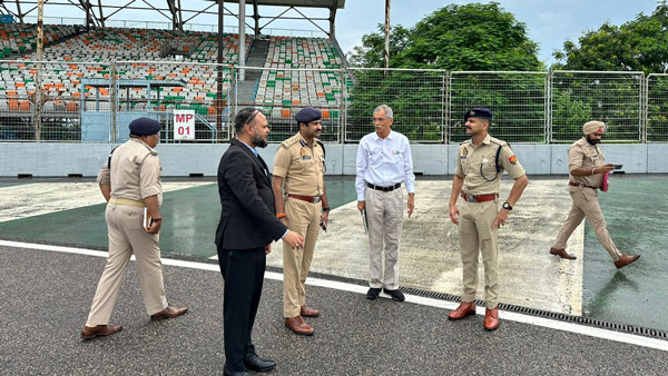 MotoGP: ಭದ್ರತಾ ಕ್ರಮ ಕೈಗೊಳ್ಳಲು ಸ್ಥಳ ಪರಿಶೀಲಿಸಿದ ಪೊಲೀಸರು 