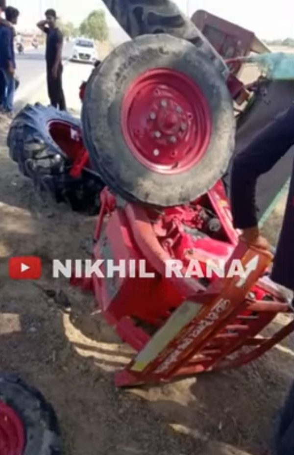 tata-nexon-tractor-tragic-accident-tractor-two-pieces