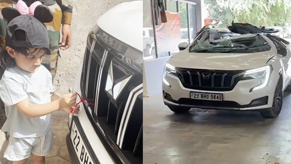 child-tied-rakhi-mahindra-xuv-700-viral-video