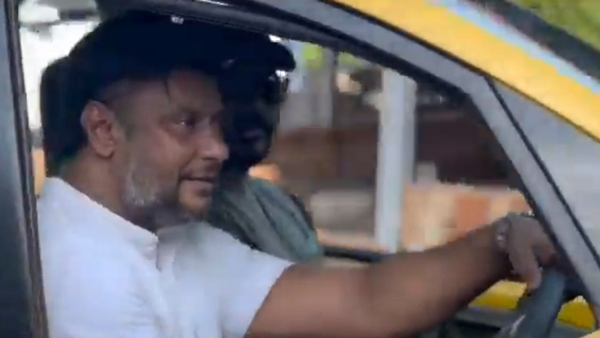 ಟಾಟಾ ನ್ಯಾನೋದಲ್ಲಿ ನಟ ದರ್ಶನ್: ಕೋಟಿ ಬೆಲೆಯ ಕಾರುಗಳಿದ್ದರೂ..! ವಿಡಿಯೋ ನೋಡಿ