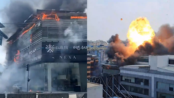 Bangalore: ಮಾರುತಿ ನೆಕ್ಸಾ ಶೋರೂಂ ಕಟ್ಟಡದಲ್ಲಿ ಬಾಂಬ್ ರೀತಿ ಸಿಲಿಂಡರ್ ಸ್ಫೋಟ! ಗಾಬರಿ ಹುಟ್ಟಿಸುತ್ತೆ ವಿಡಿಯೋ 