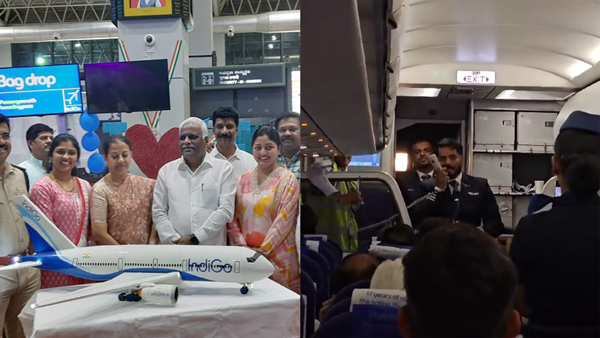 ಬೆಳಗಾವಿ - ದೆಹಲಿ ವಿಮಾನ: ಉತ್ತರ ಕರ್ನಾಟಕದ ಕನ್ನಡ ಕಂಪು, ವಿಡಿಯೋ ನೋಡಿ