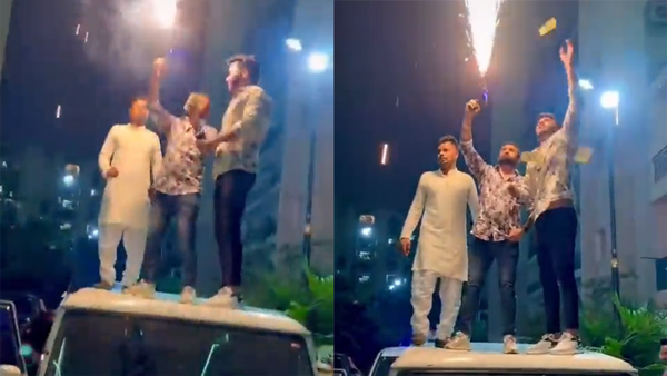 ಹುಟ್ಟುಹಬ್ಬದ ಹೆಸರಿನಲ್ಲಿ ಕಾರಿನ ಮೇಲೆ ನಿಂತು ಪುಂಡರ ಹುಚ್ಚಾಟ: ಈ ಉಡುಗೊರೆಯನ್ನು ಊಹಿಸಿರಲಿಲ್ಲವೇನೋ? 