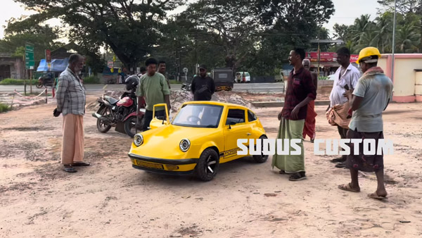 ಭೇಷ್ ಬ್ರೋ!.. ಕಡಿಮೆ ಖರ್ಚಿನಲ್ಲಿ ಪೋರ್ಷೆ 911 ಮಾದರಿಯಲ್ಲೇ ಎಲೆಕ್ಟ್ರಿಕ್ ಕಾರು ತಯಾರಿಸಿದ ಯುವಕ