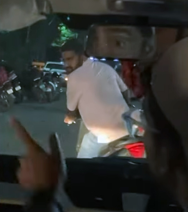 car-blocked-scooter-rider-atrocity-bengaluru