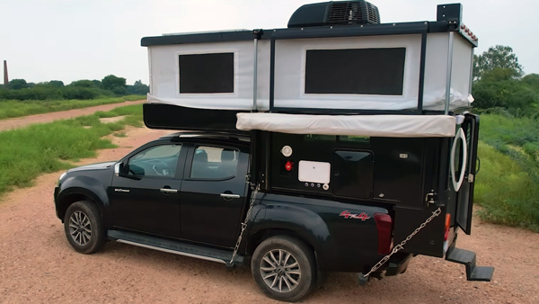 Tata Yodha Pick-up Truck Modified Into Caravan 