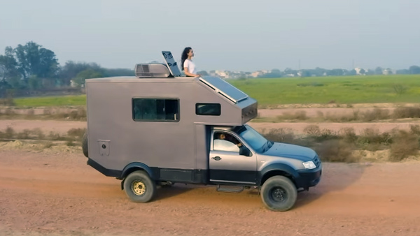 Tata Yodha Pick-up Truck Modified Into Caravan 