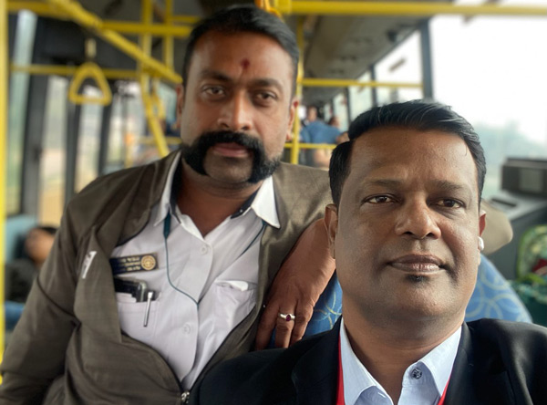 BMTC: ಬಿಎಂಟಿಸಿ ಬಸ್‌ನಲ್ಲಿ ಸಾಮಾನ್ಯರಂತೆ ಪ್ರಯಾಣಿಸಿದ ಮಾಜಿ ಕ್ರಿಕೆಟಿಗ.. ಮೆಚ್ಚುಗೆ