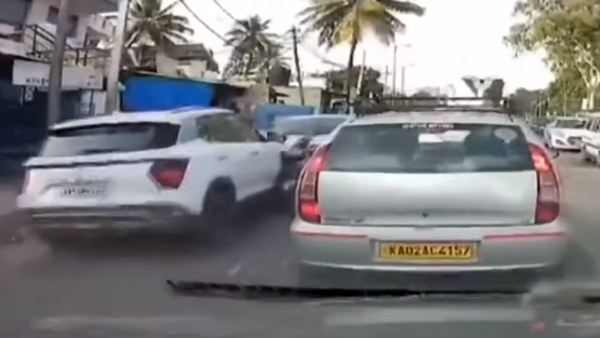 Bengaluru: ಬ್ರೇಕ್ ಬದಲು ಎಕ್ಸಲೇಟರ್ ತುಳಿದ? 3 ಬೈಕ್‌ಗಳಿಗೆ ಎಸ್‌ಯುವಿ ಡಿಕ್ಕಿ.. ಭಯನಕರ ವಿಡಿಯೋ ಸೆರೆ