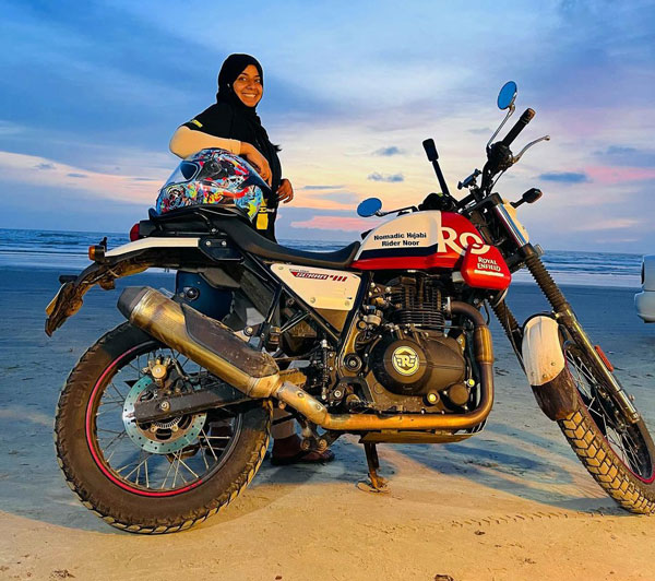 women-bike-rider-from-chennai-plans-to-travel-saudi-by-bike