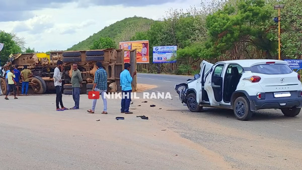 ಟಾಟಾ ಪಂಚ್ ಗುದ್ದಿ ಉರುಳಿದ ಟ್ರಕ್: ಡ್ಯಾಶ್‌ಕ್ಯಾಮೆರಾದಲ್ಲಿ ವಿಡಿಯೋ ಸೆರೆ.. ಕಾರಿನ ಗುಣಮಟ್ಟವನ್ನು ಹೊಗಳಿದ ಮಾಲೀಕ