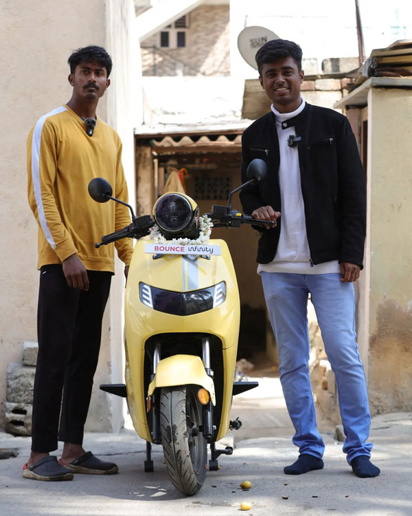 Drone Prathap Gifted Scooter 