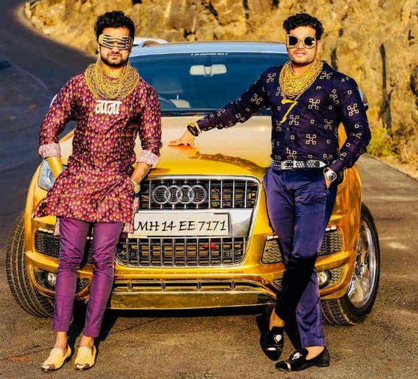 Golden Color Vehicle Which Owned By Gold Obsessed People In India