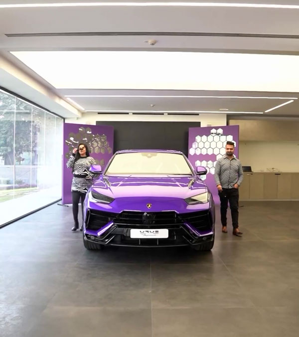 Instagram Celebrities Bought New Lamborghini Urus Performante Viola Pasifae