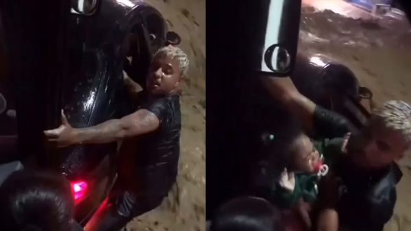 viral-video-man-rescued-mother-and-child-who-were-caught-in-the-flood