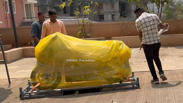 Aprilia Send Aprilia RS 457 In A Box To Home Delivery Of Customer