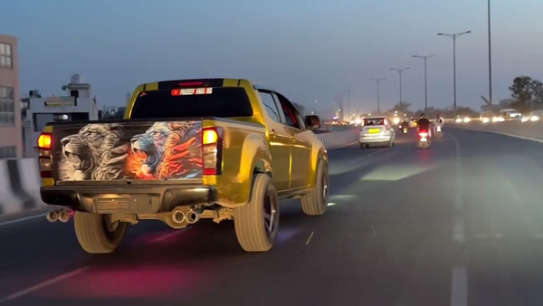 video-viral-delhi-gold-man-stops-traffic-to-make-reel