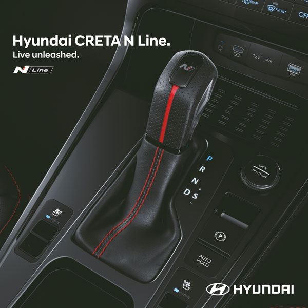 Hyundai Creta N Line Interior Images Revealed Red Inserts Gives More Sporty Feel