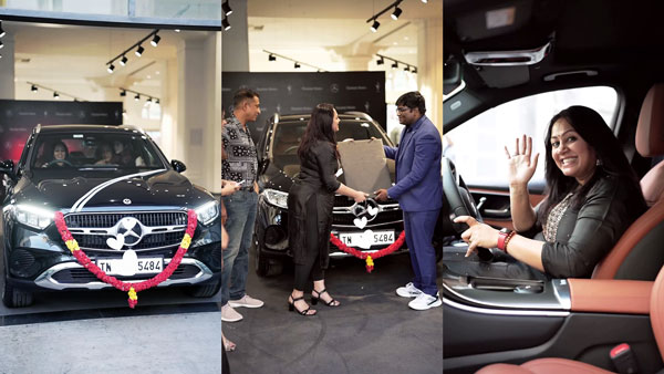 Famous Anchor Archana Chandhoke Buy Mercedes - Benz GLC 220d Car Full Fill Father Dream