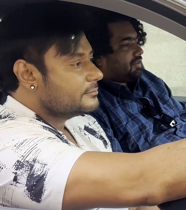 Darshan Drives car