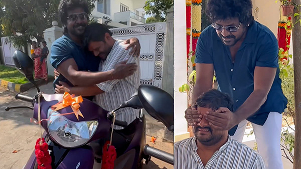 Actor Raghava Lawrence Gifts 13 TVS Scooty Zest For Handicap Achievers