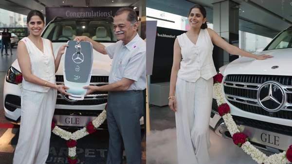 Actress Sai Tamhankar Buys New Mercedes-Benz GLE Car Details