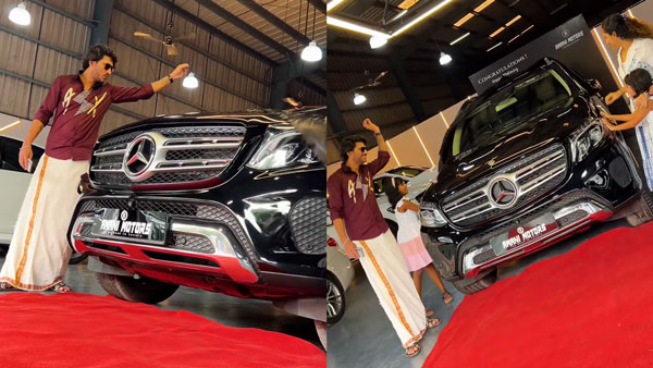 Malayalam Biggboss Season 5 Winner Akhil Marar Brought Mercedes-Benz GLS 350 Video Goes Viral