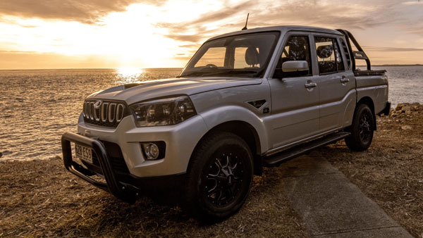 2025 Mahindra Scorpio Pickup Truck Spotted on Test Drives in India