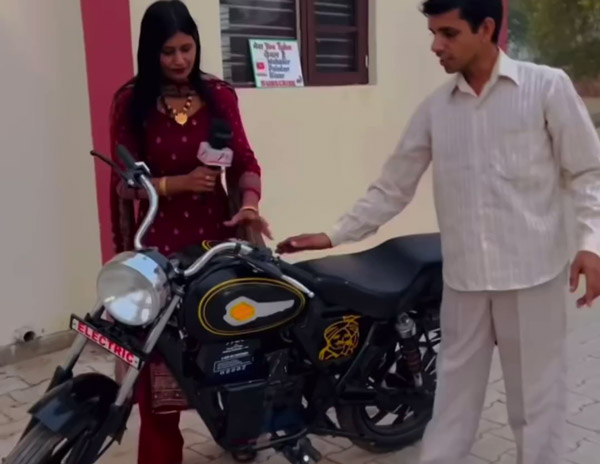 Haryana Man Builds Electric Bullet For Rs 70 000 Video Full Viral