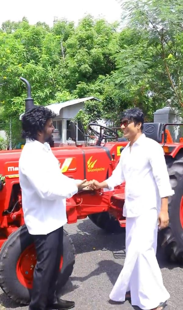 After Actor Raghava Lawrence S J Suryah Donates Mahindra Tractor To Poor Farmer Details