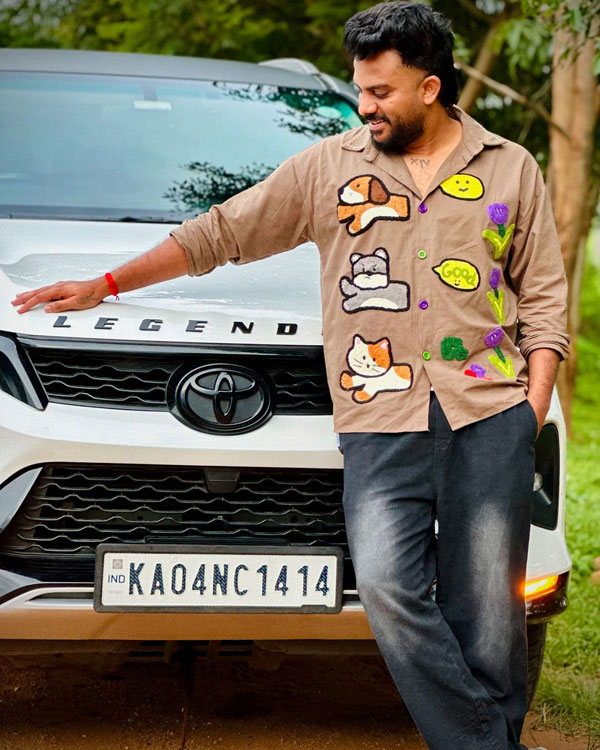 Chandan Shetty New Toyota Fortuner Legender