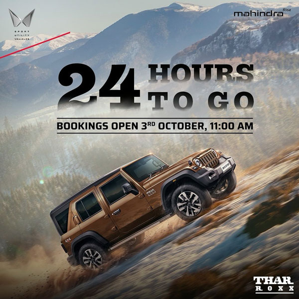 Mahindra Thar Roxx Receives Bookings Worth Rs 31 730 Crore