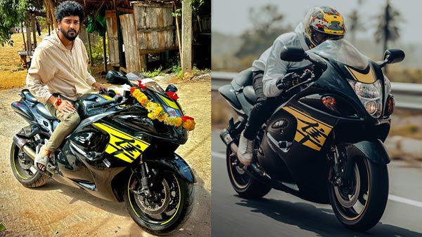 Kannada Big Boss Contestant Actor Shamanth Bro Gowda Buys Suzuki Hayabusa Motorcycle Details