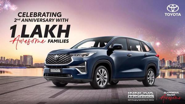 Toyota Innova Hycross Mpv Crosses 1 Lakh Unit Sales Milestone Details