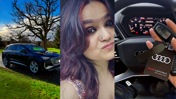 Celebrity Keerthi Nair Buys Audi Q8 e-tron